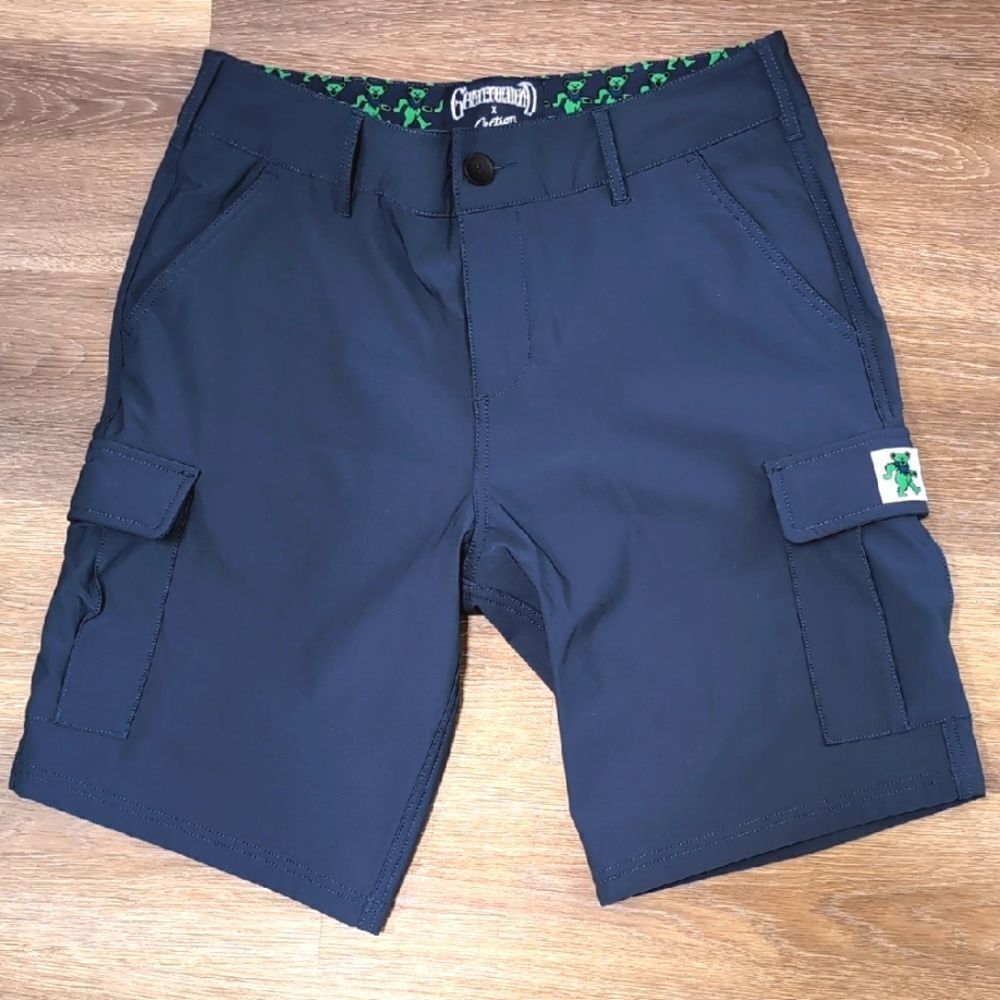 Grateful Dead X Section 119 Blue Cargo Shorts Sz S